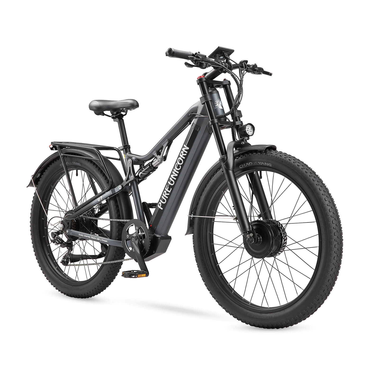PURE UNICORN U7 48V 2000W 19.2Ah Dual Motor Electric Bike - image 3