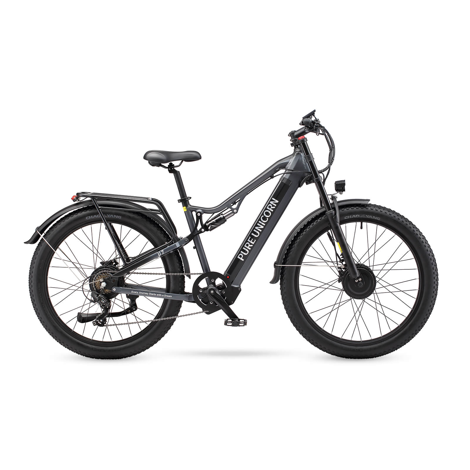 PURE UNICORN U7 48V 2000W 19.2Ah Dual Motor Electric Bike - image 5