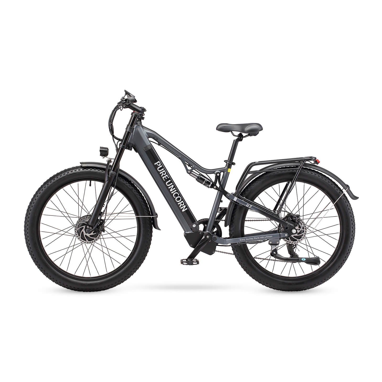PURE UNICORN U7 48V 2000W 19.2Ah Dual Motor Electric Bike - image 6