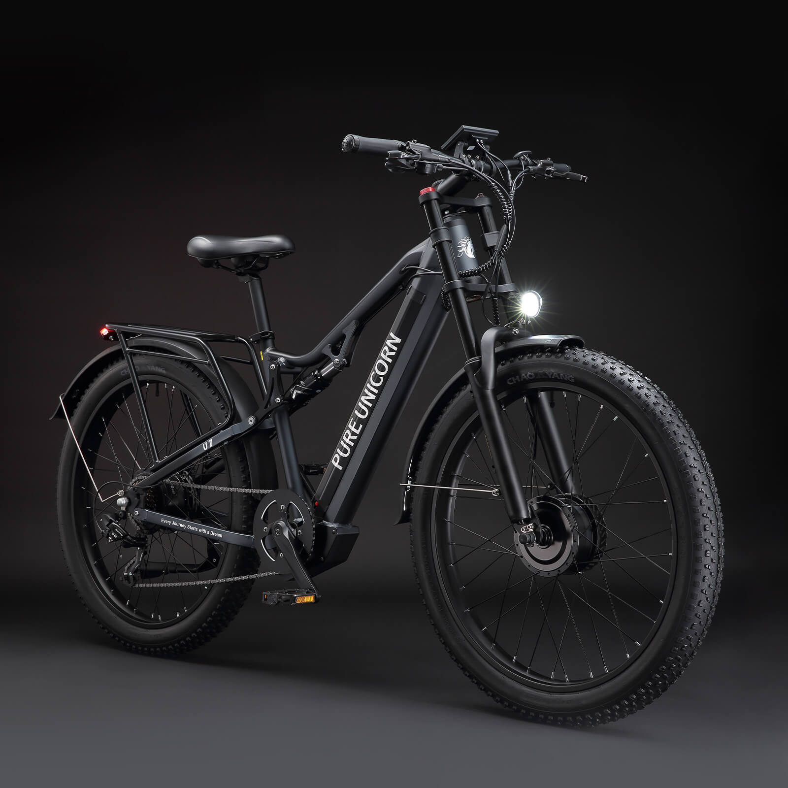 PURE UNICORN U7 48V 2000W 19.2Ah Dual Motor Electric Bike - image 7