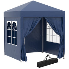 Outsunny 2x2m Pop Up Gazebo with Sidewalls