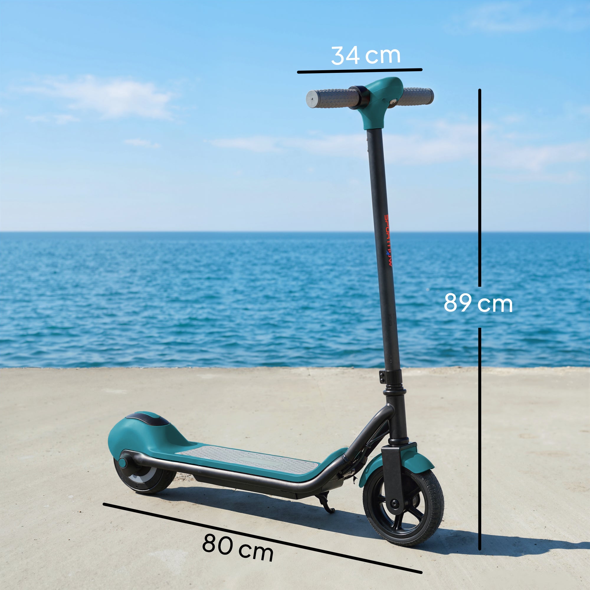 SPORTNOW Kids Electric Scooter with LED Display