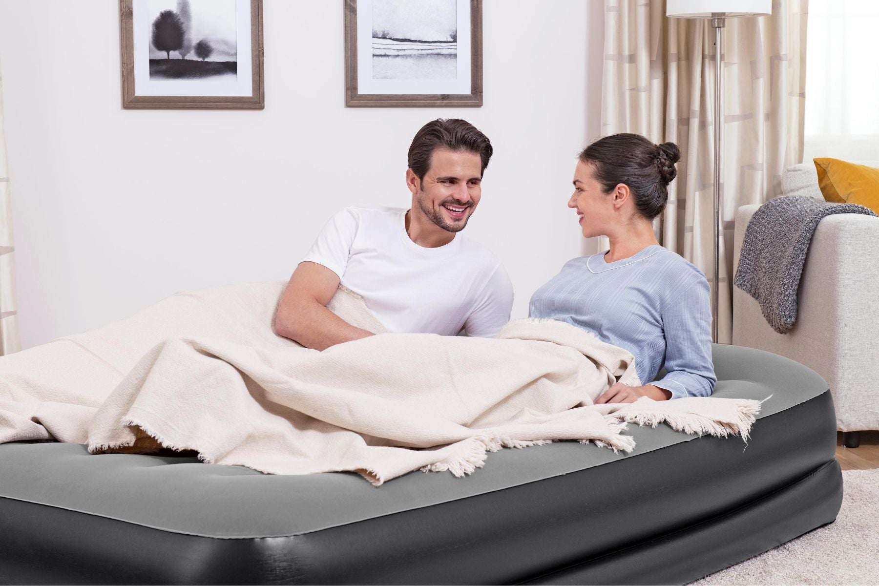 Bestway 80" x 60" TriTech Airbed Queen