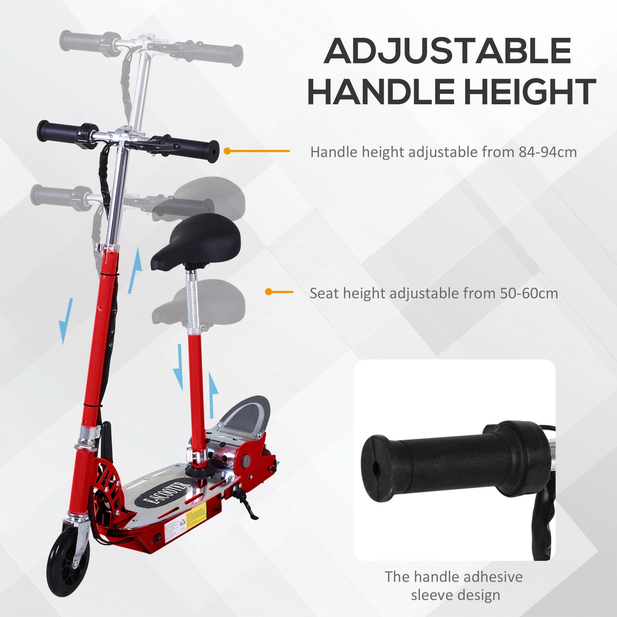 HOMCOM Kids Electric Scooter with Seat
