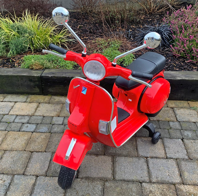 12V Vespa Ride-On Scooter - Pink