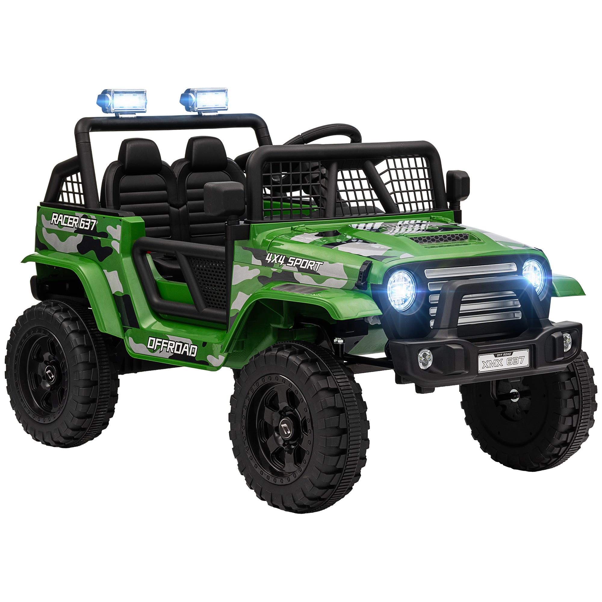 AIYAPLAY 12V Kids Ride-On Truck - Blue