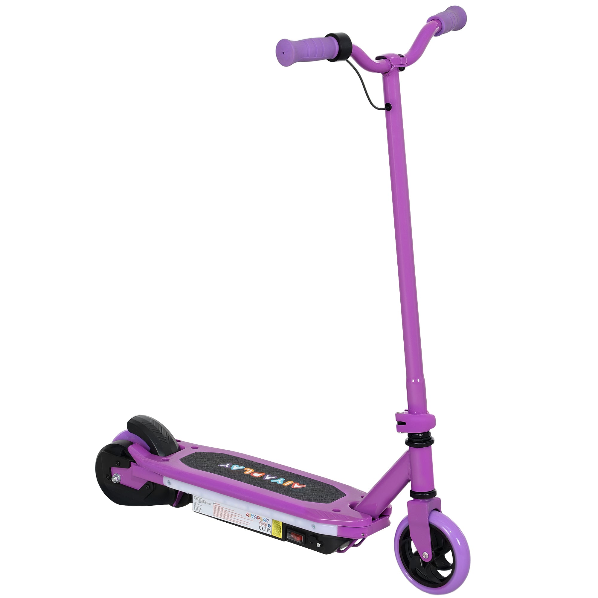 AIYAPLAY Kids Electric Scooter 6-14 - Purple