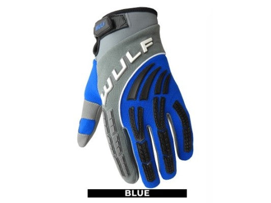 Wulfsport Adult Shadow MX Gloves - Blue