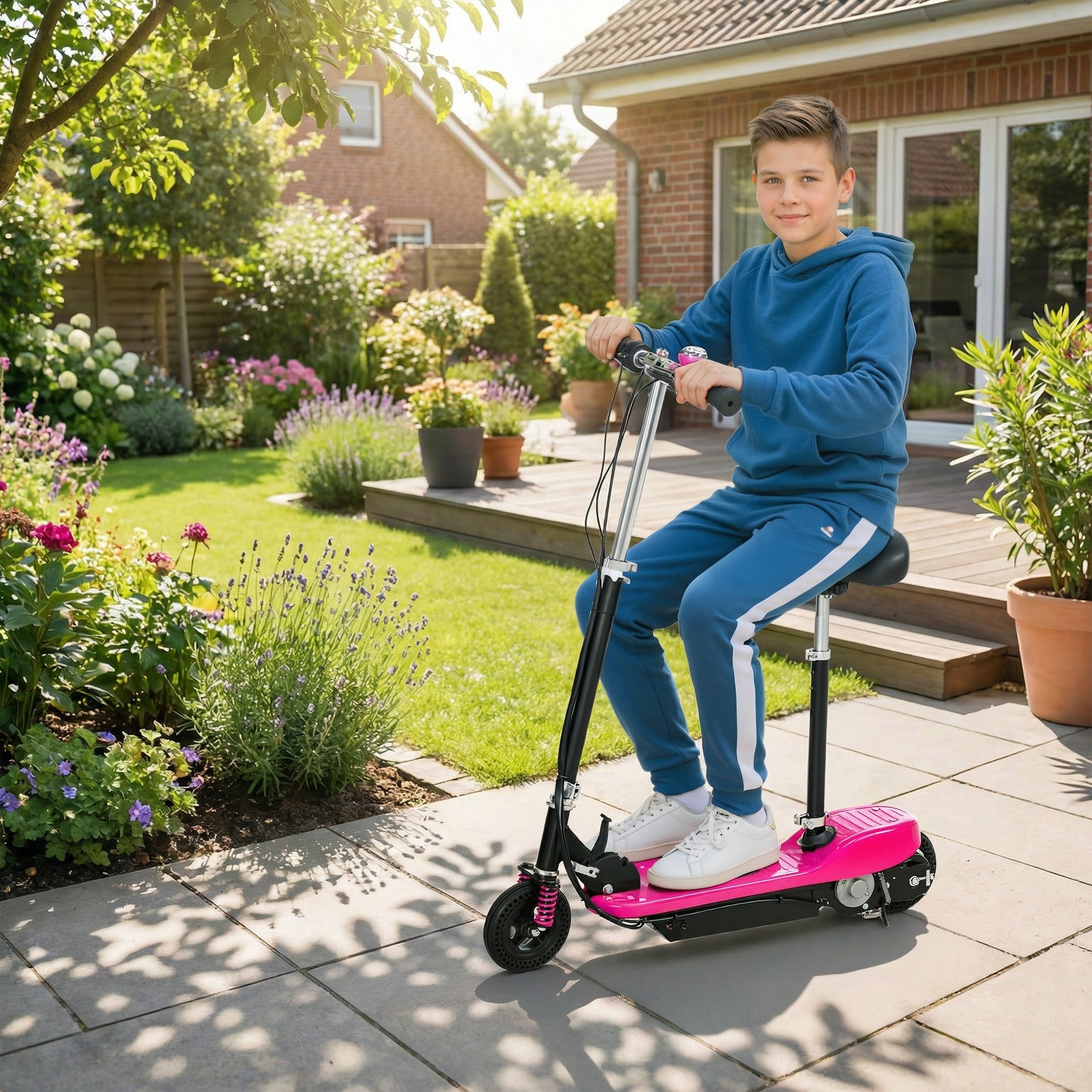 HOMCOM Kids Electric Scooter 15km/h