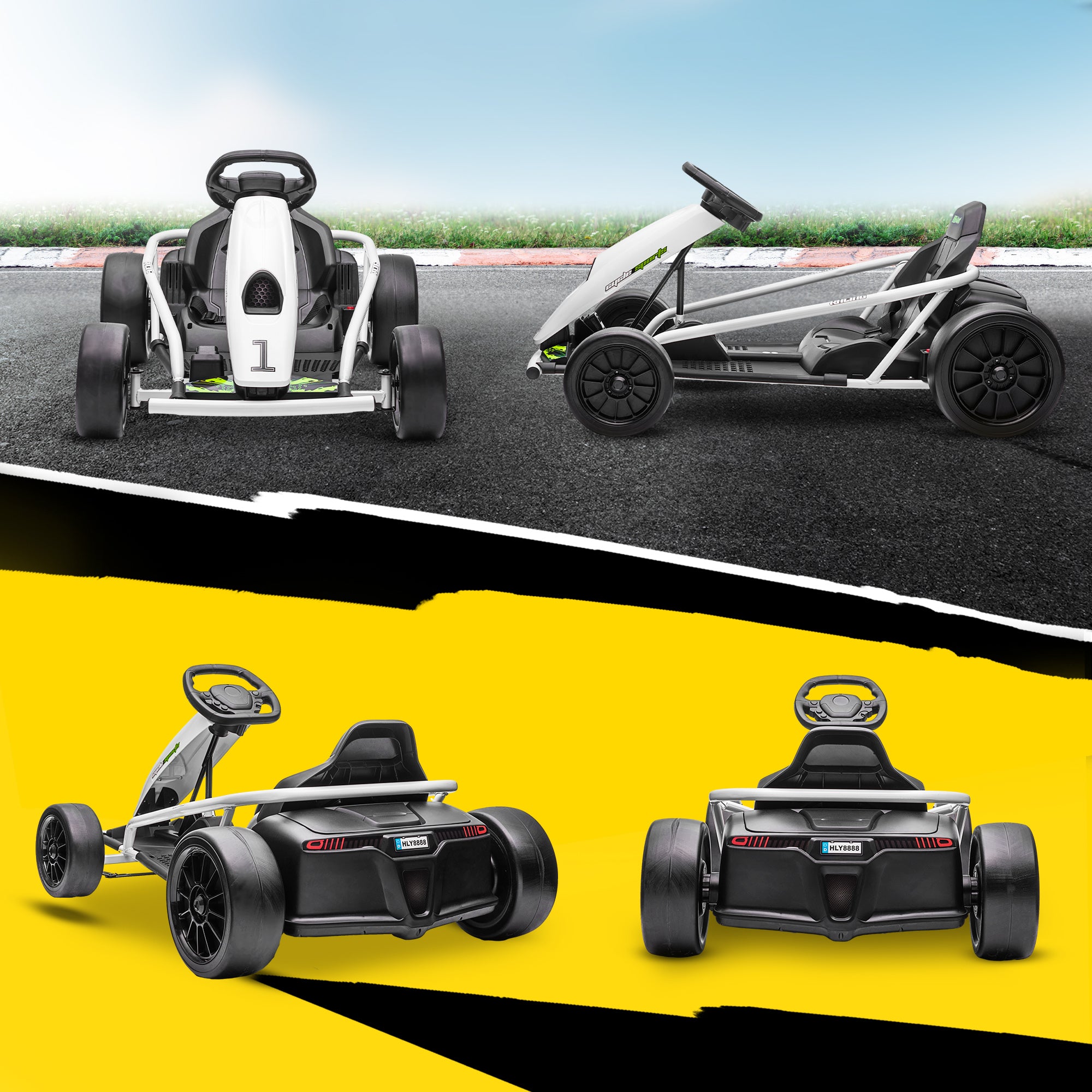 HOMCOM 24V Drift Kart 30