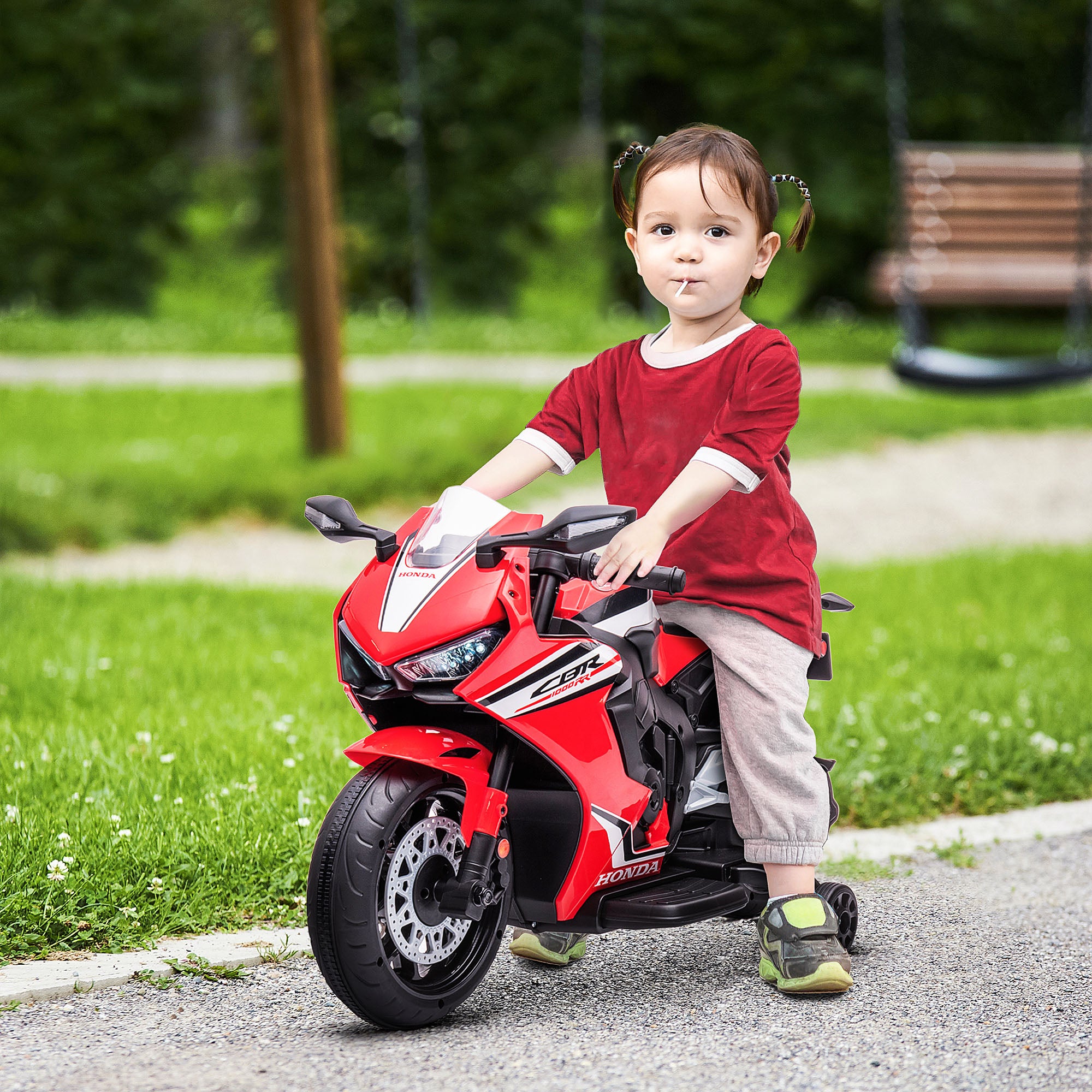 HOMCOM Honda 6V Kids Electric Motorbike