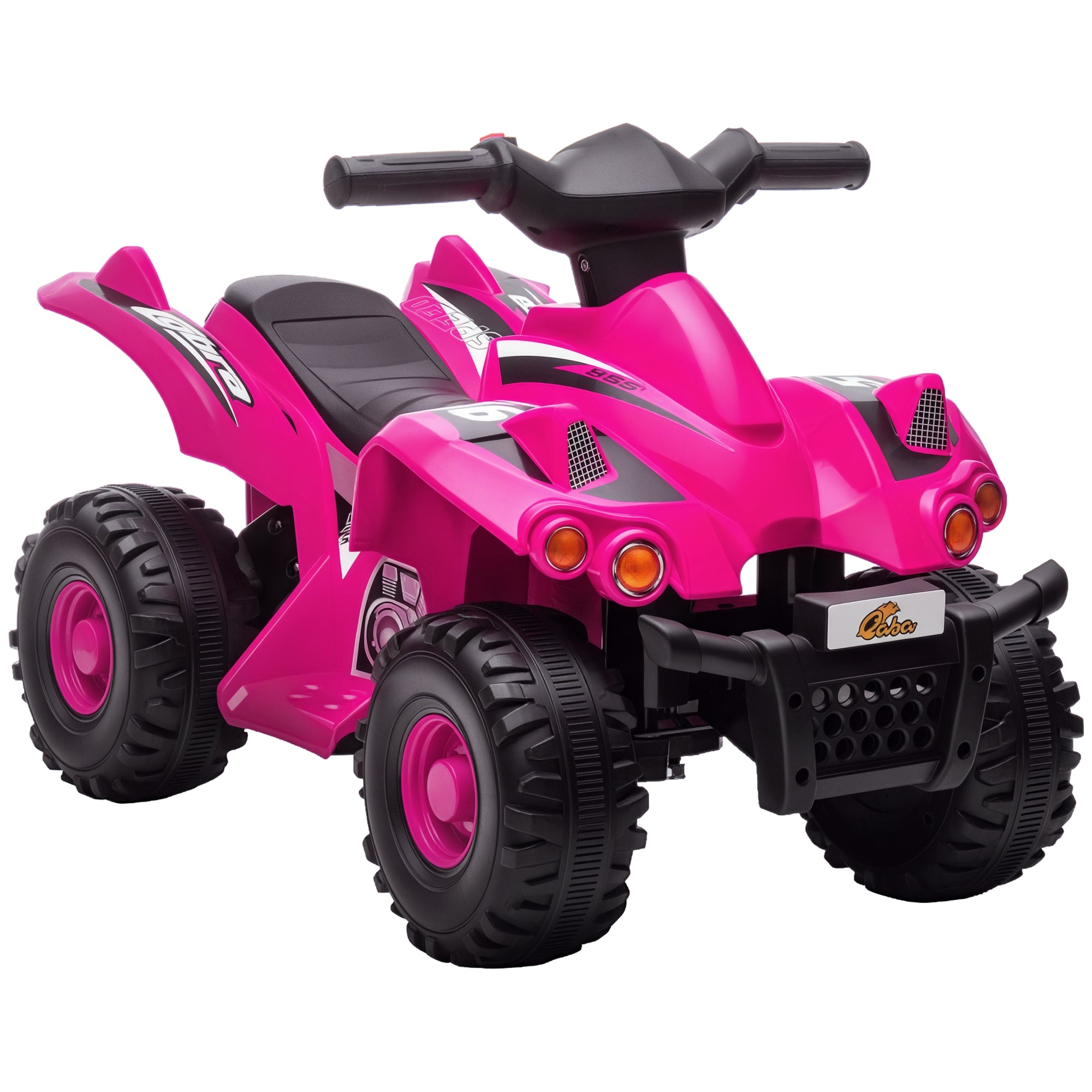 AIYAPLAY 6V Kids Electric Quad Bike - Pink