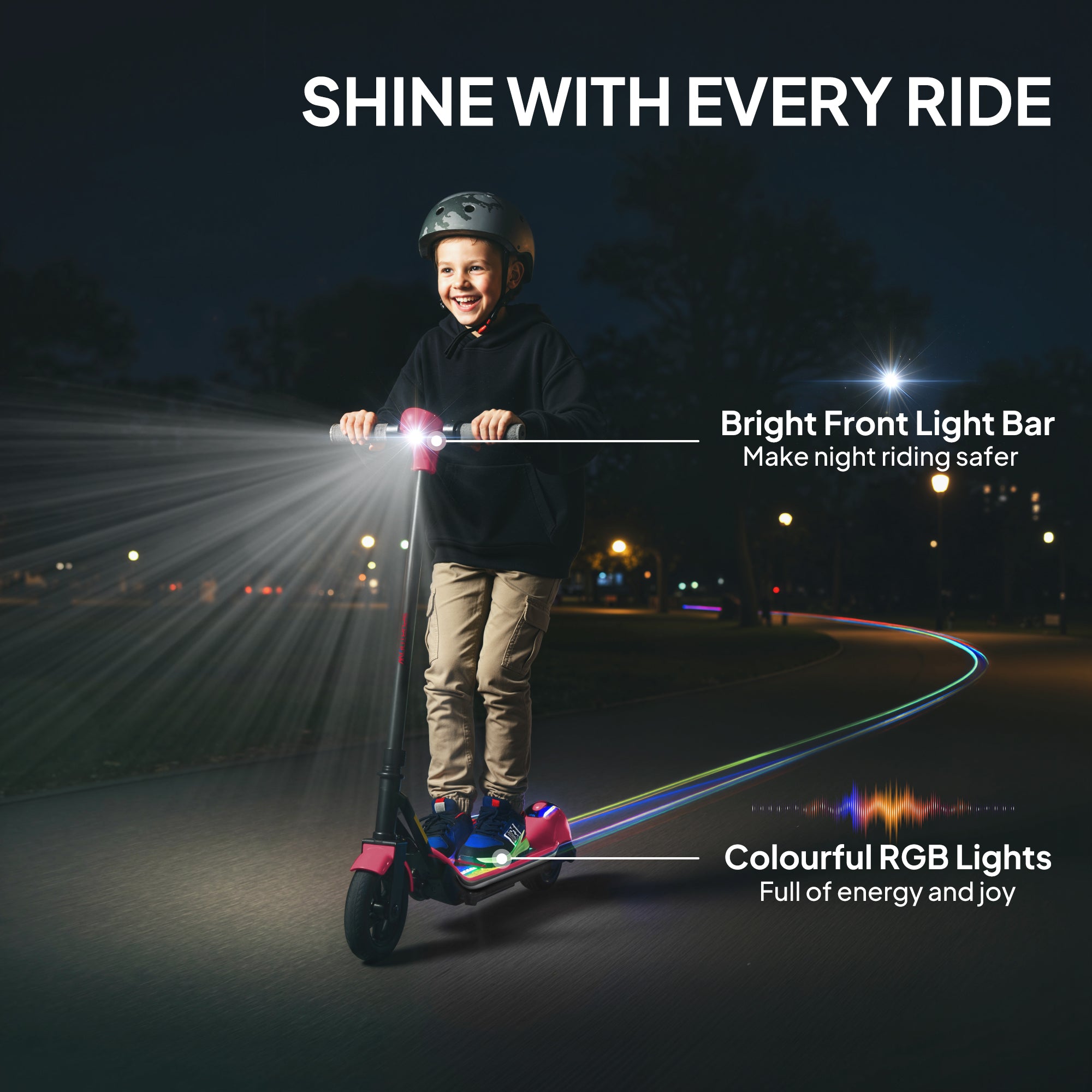 SPORTNOW Kids Electric Scooter with LED Display