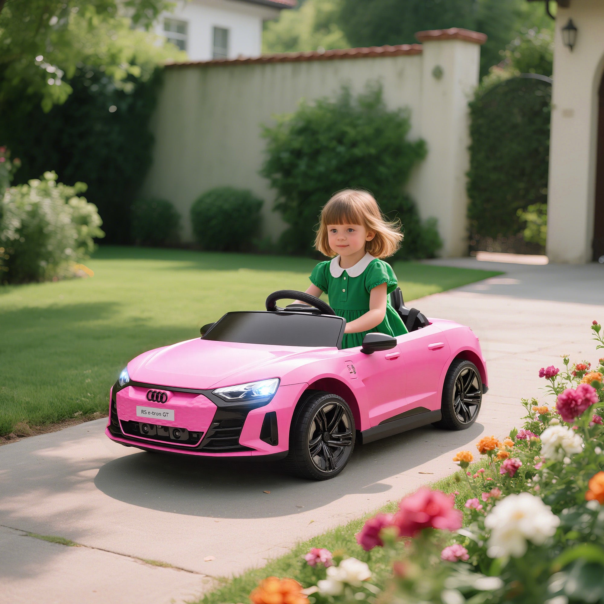 HOMCOM Audi 12V Kids Electric Ride-On Car