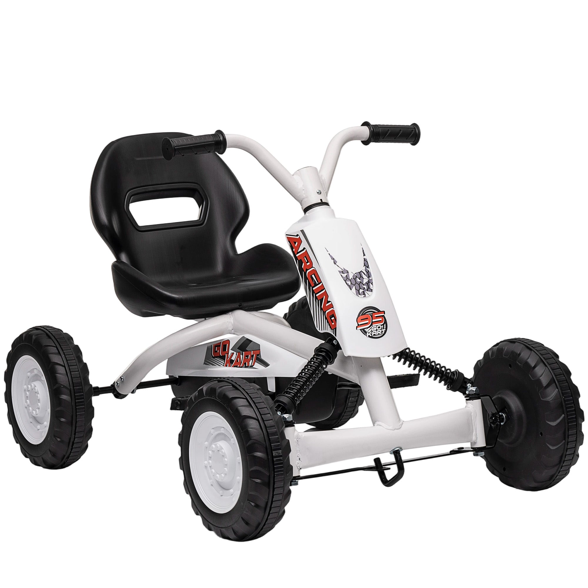 AIYAPLAY Kids Pedal Go Kart Steel Frame