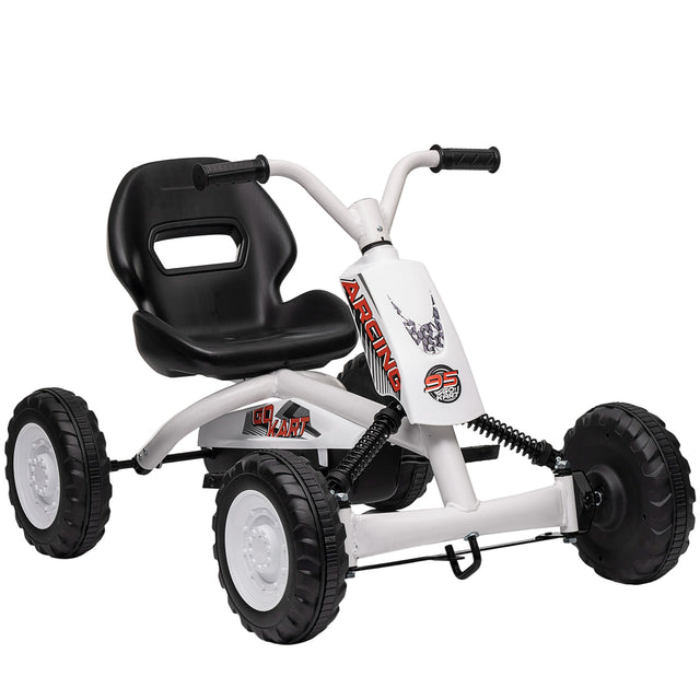 AIYAPLAY Kids Pedal Go Kart Steel Frame