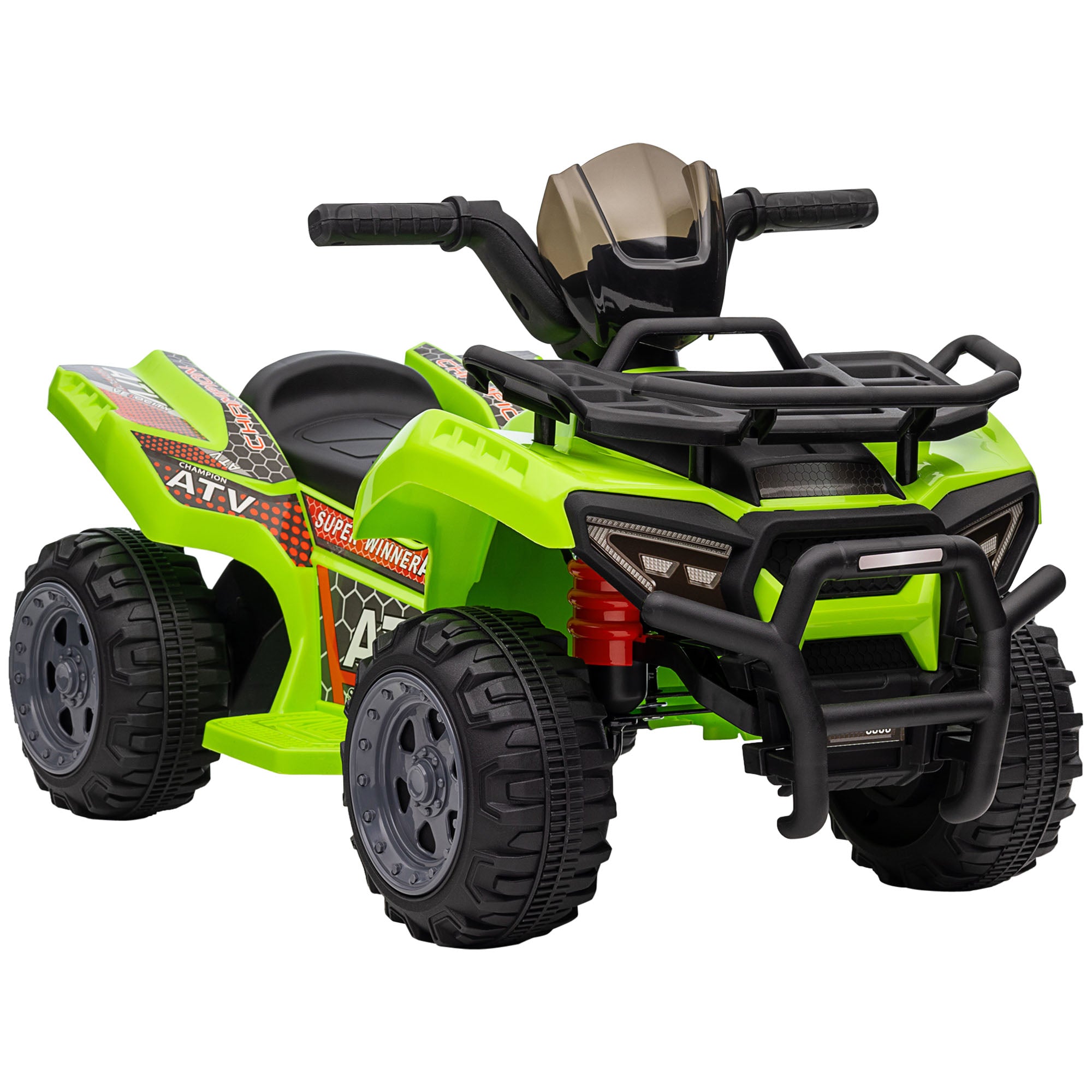 HOMCOM 6V Toddler Electric Quad Bike - Green