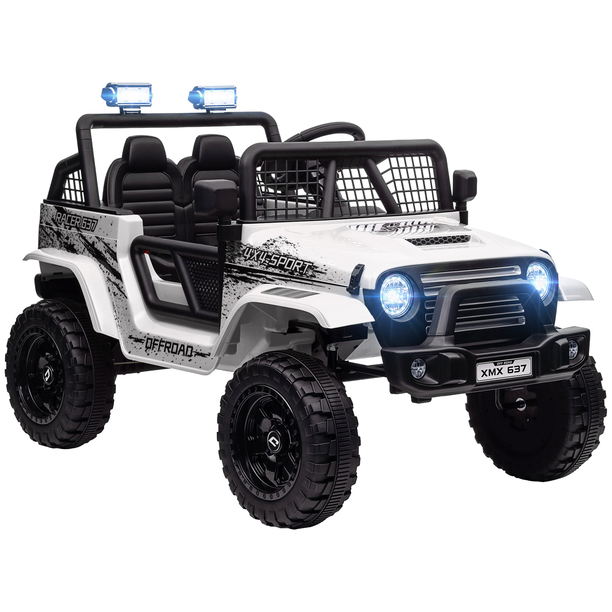 AIYAPLAY 12V Kids Ride-On Truck - Blue
