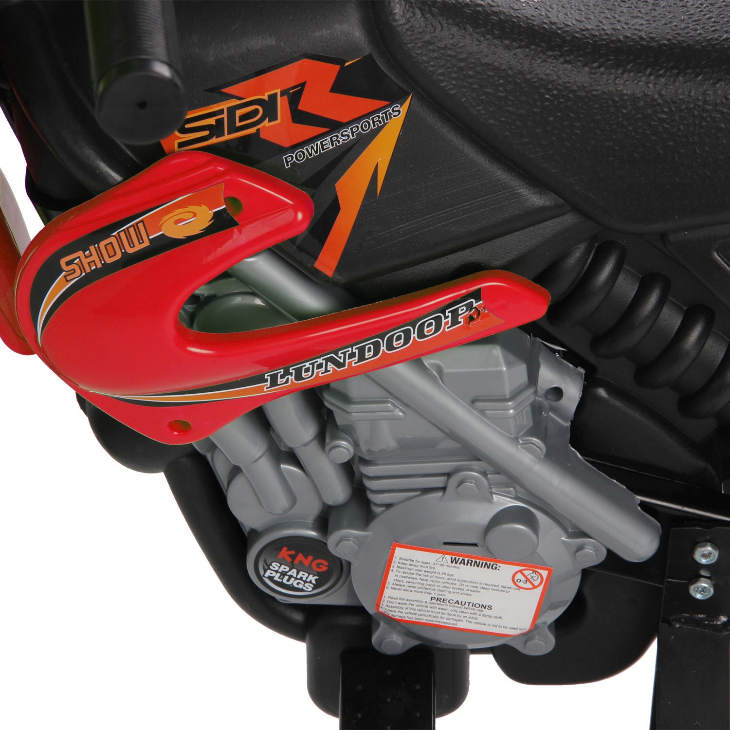 HOMCOM Kids Electric Ride-On Motorbike - Red