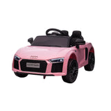 Licensed Audi R8 Spyder 12V Two-Seater Ride-On Car - Pink