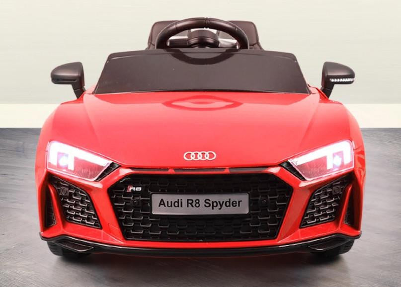 Licensed Audi R8 Spyder 12V Two-Seater Ride-On Car - Red