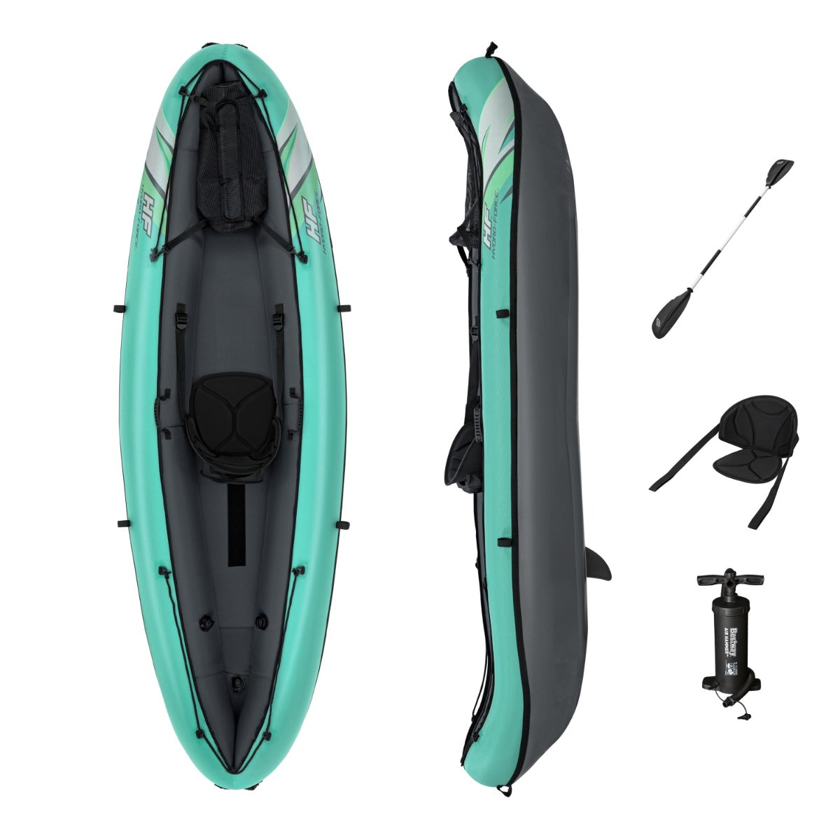 Bestway Hydro-Force Ventura Elite X1 1 Person Inflatable Kayak Set - product detail image