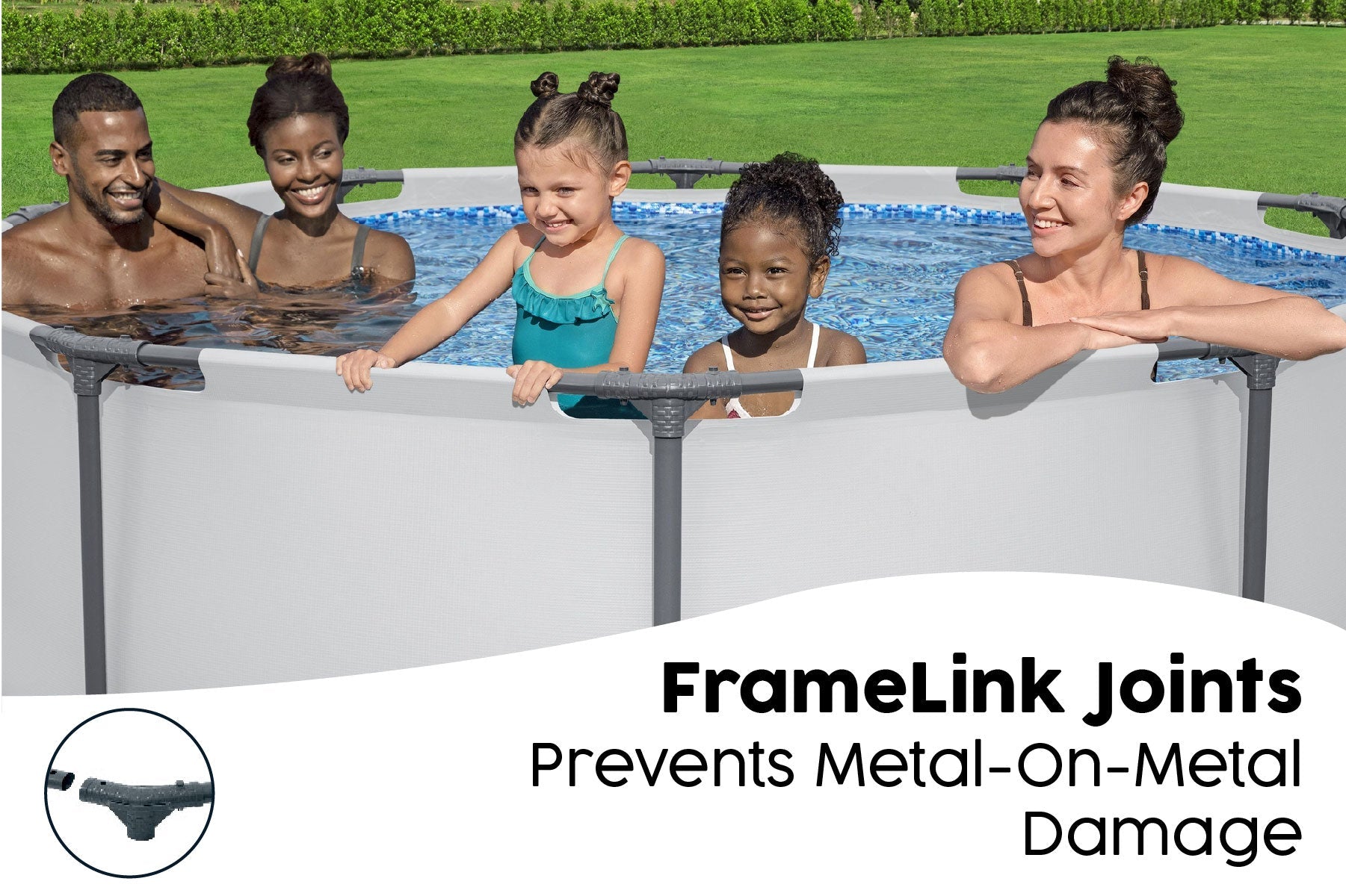 Bestway 15' x 48" Steel Pro Frame Pool Set - official Bestway gallery image 5