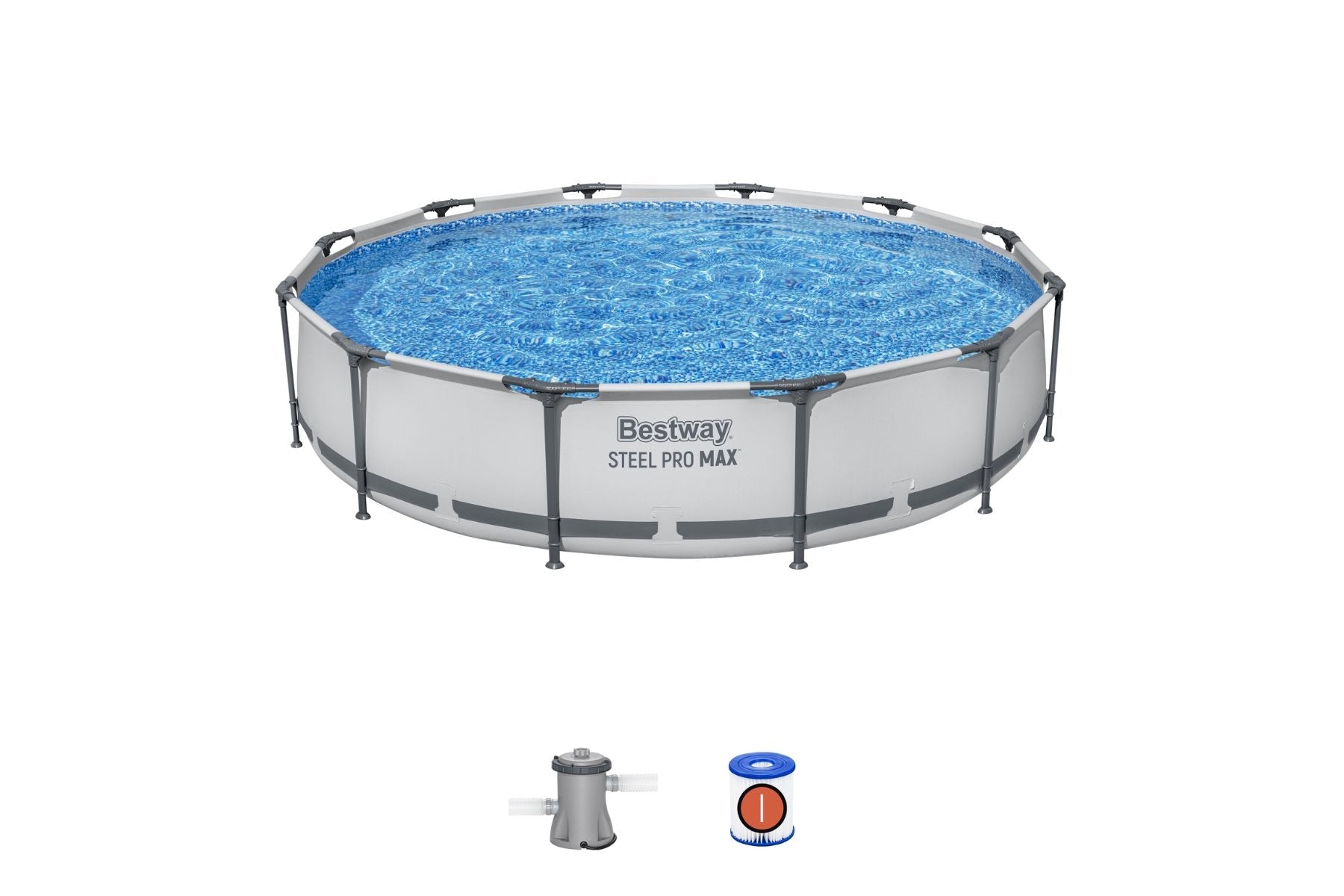 Bestway 15' x 48" Steel Pro Frame Pool Set - official Bestway gallery image 2