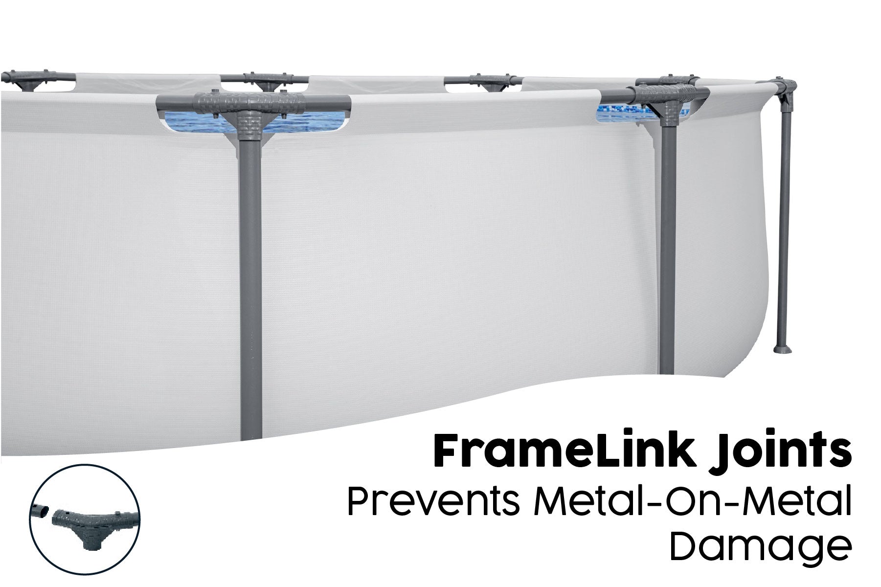 Bestway 12' x 39.5" Steel Pro Frame Pool Set - official Bestway gallery image 6