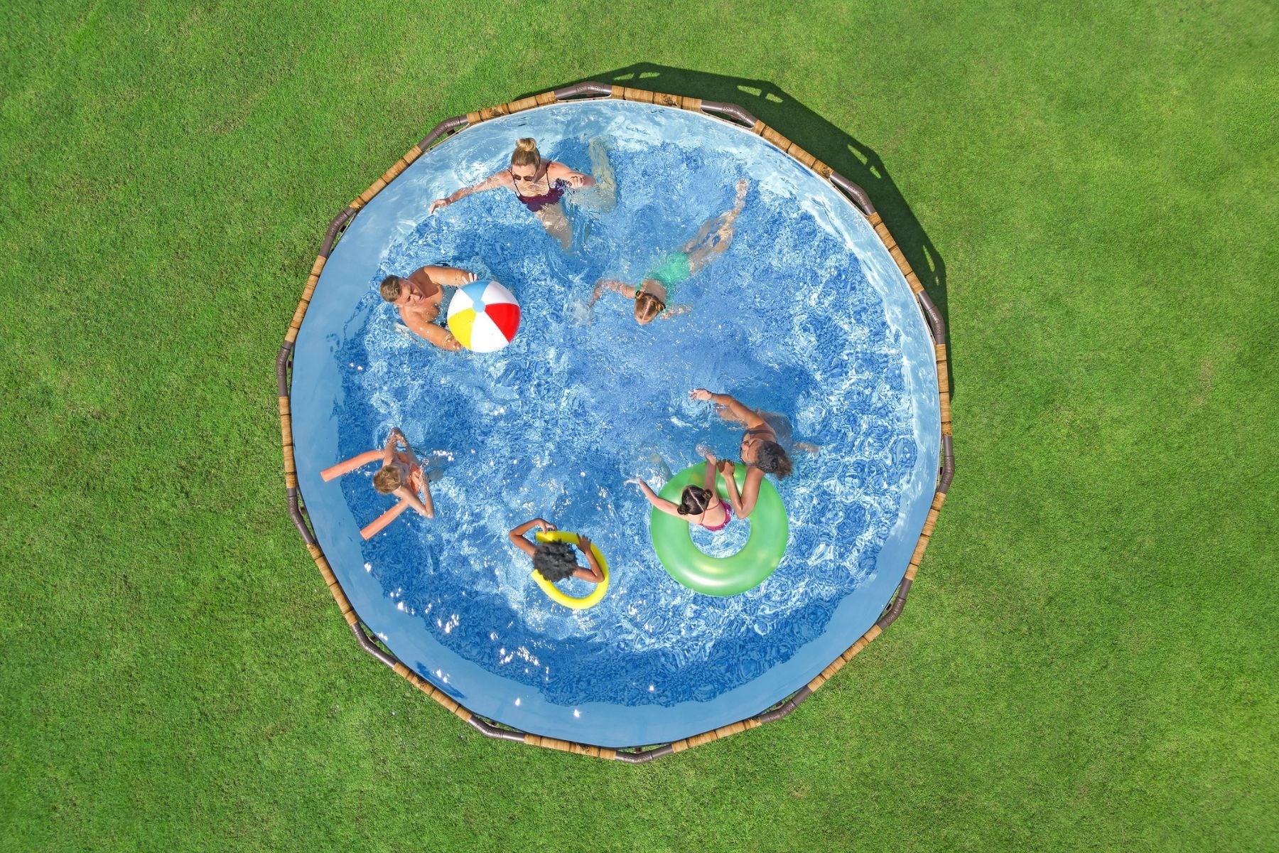 Bestway 14ft x 42in Steel Pro MAX Splashview Pool Set product image