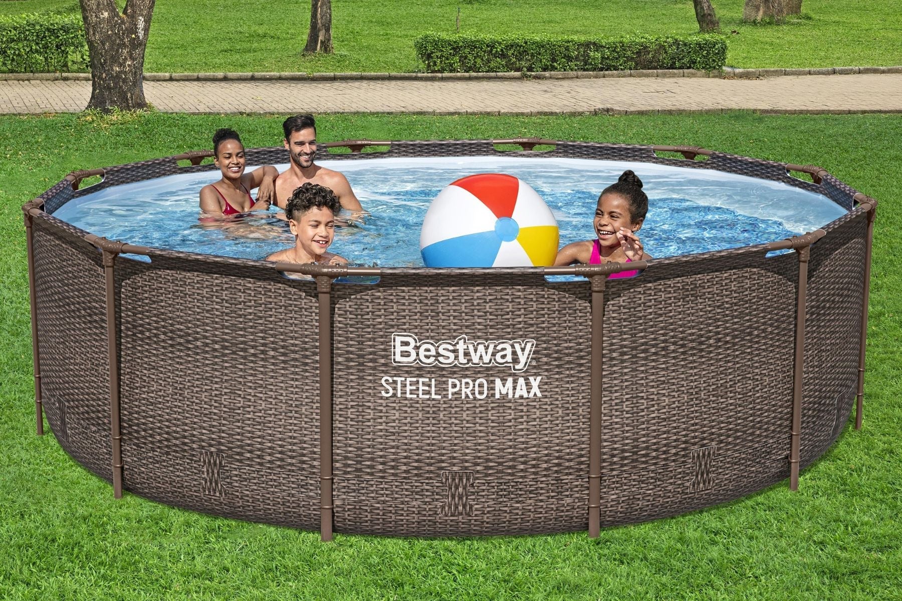 Bestway 12' x 39.5" Steel Pro Deluxe Pool Set - official Bestway gallery image 3