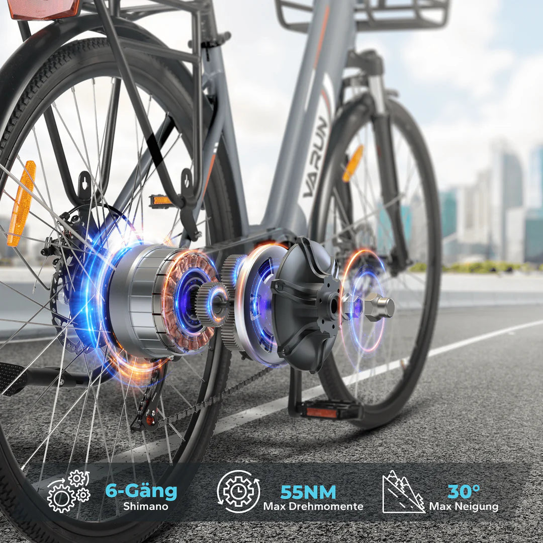 Varun S700-8 Electric Bike - Trail Surge