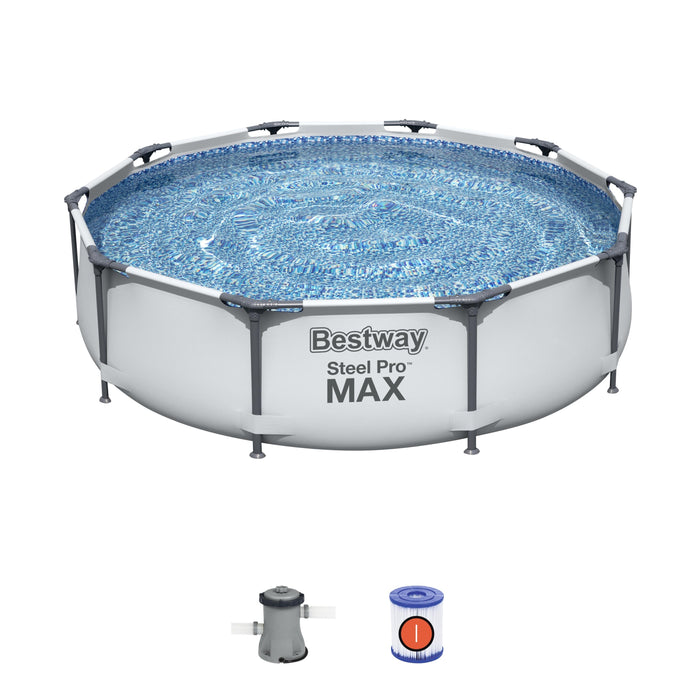 Bestway 10' x 30" Steel Pro Max Frame Pool Set above ground pool