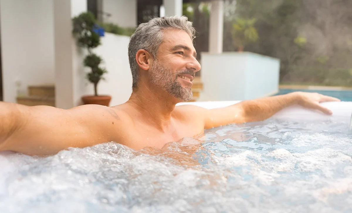 Lay-Z-Spa Cancun bubble massage hot tub for relaxation