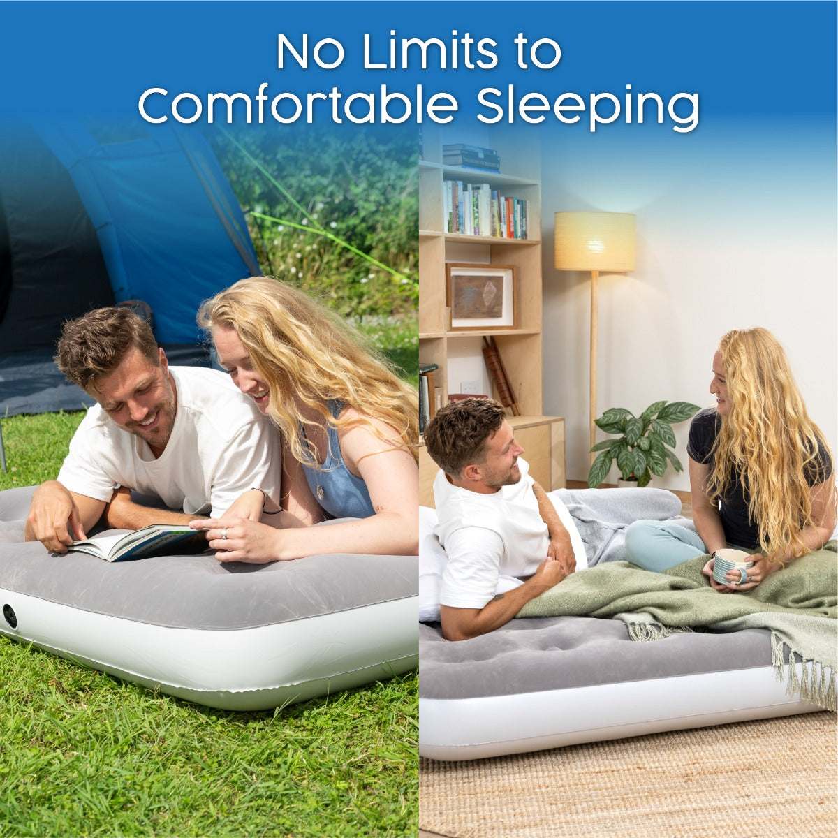 Bestway Air Mattress Full with Handheld AC Pump