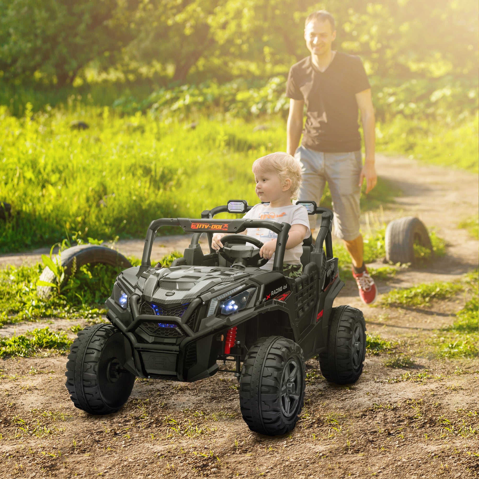 AIYAPLAY 24V 2 Seater Kids Electric Car with Remote Control 2
