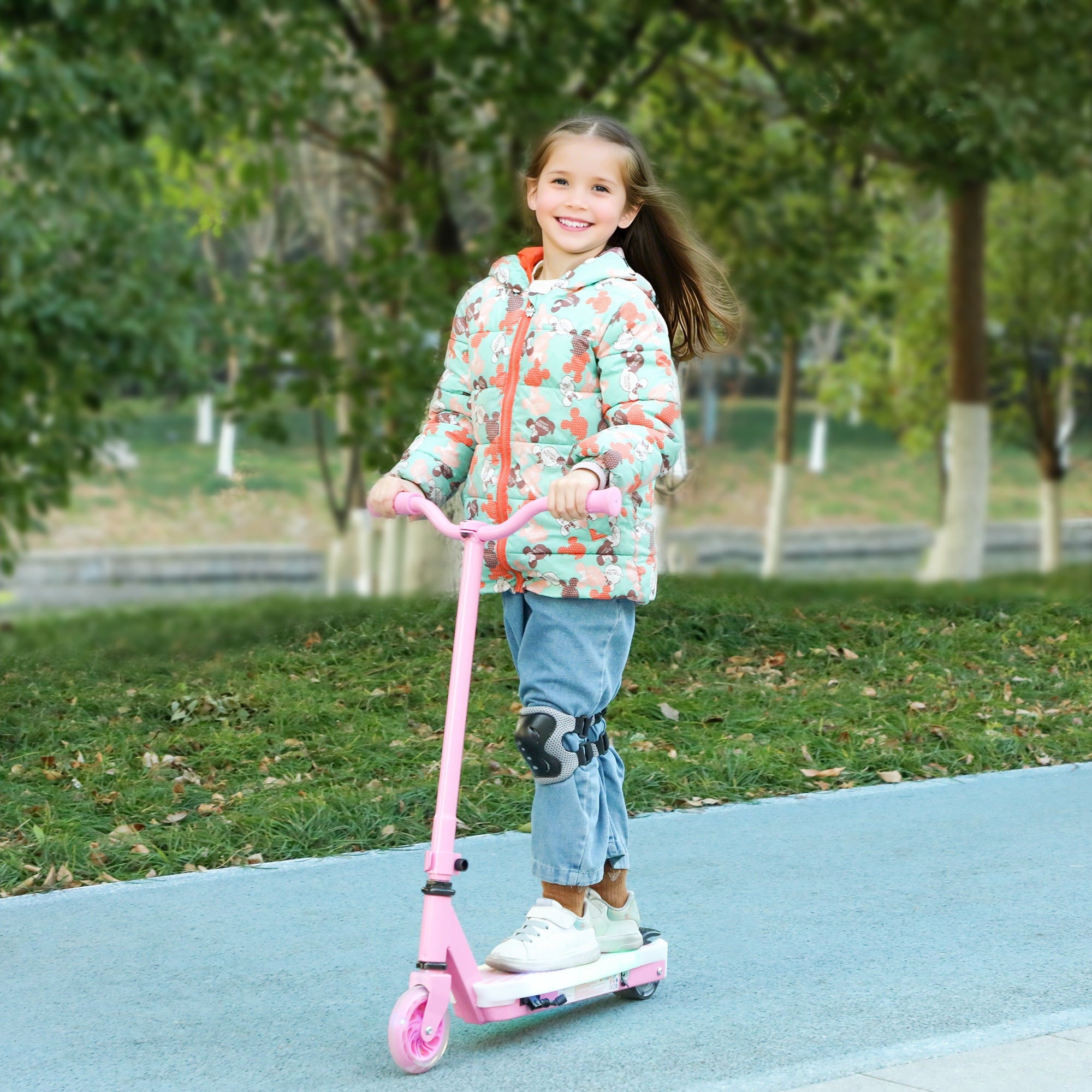 AIYAPLAY Kids Electric Scooter 4-7