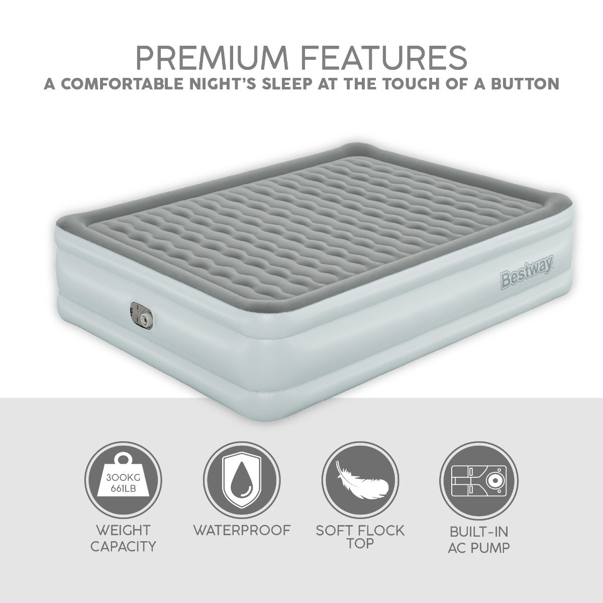 Bestway TriTech Single Airbed With Pump