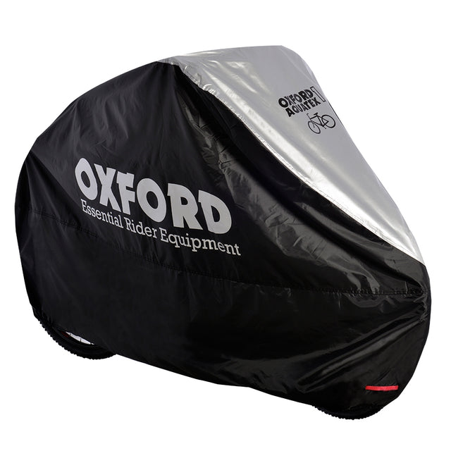 Oxford Aquatex Single bicycle cover in silver and black