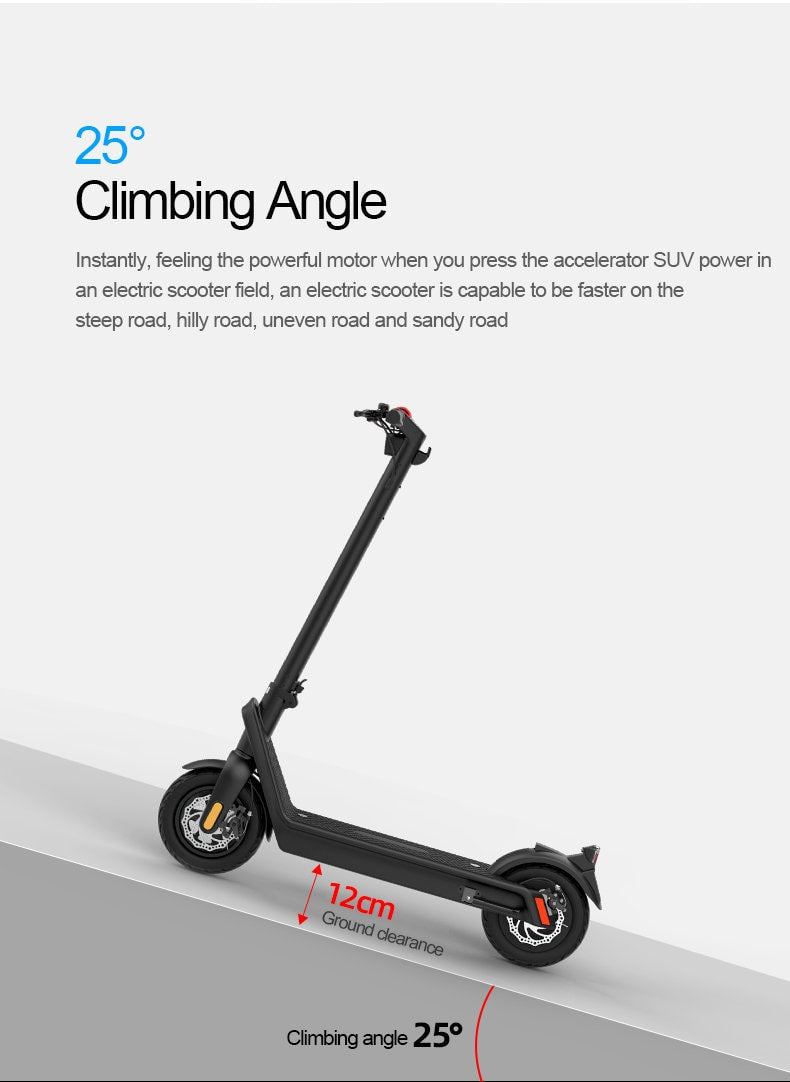 Neo Outlaw X9 Electric Scooter 70km Range 550w 48V 10" Tyre 3