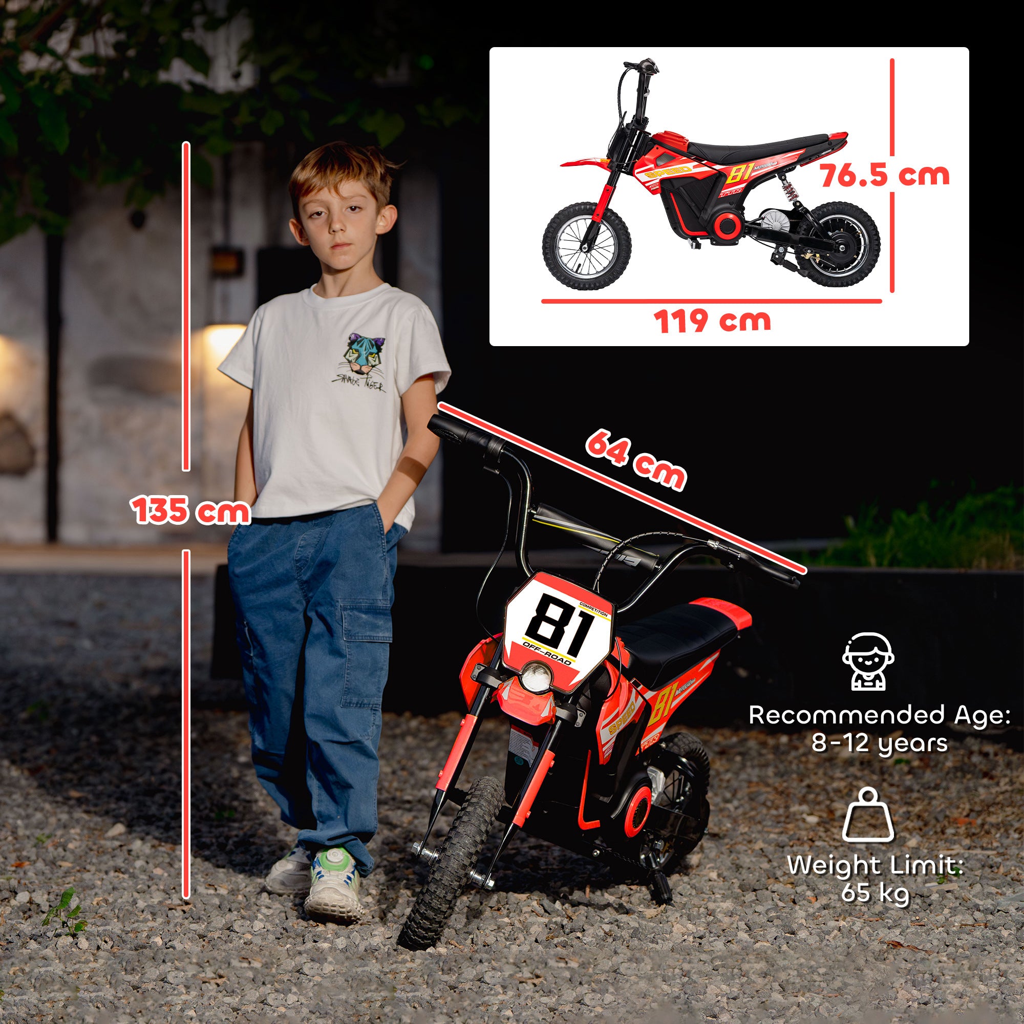 AIYAPLAY 24V Kids Electric Motorbike 6