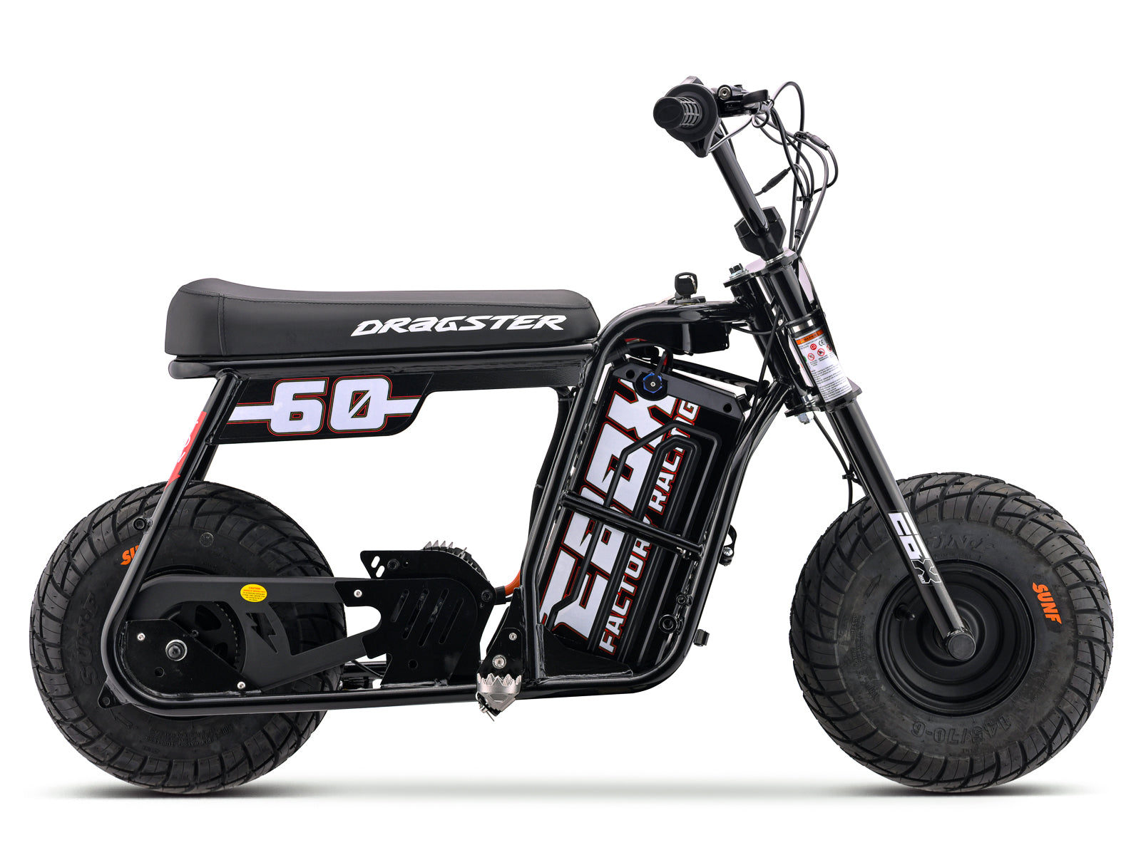 Dragster 60 Electric Mini Bike - Black