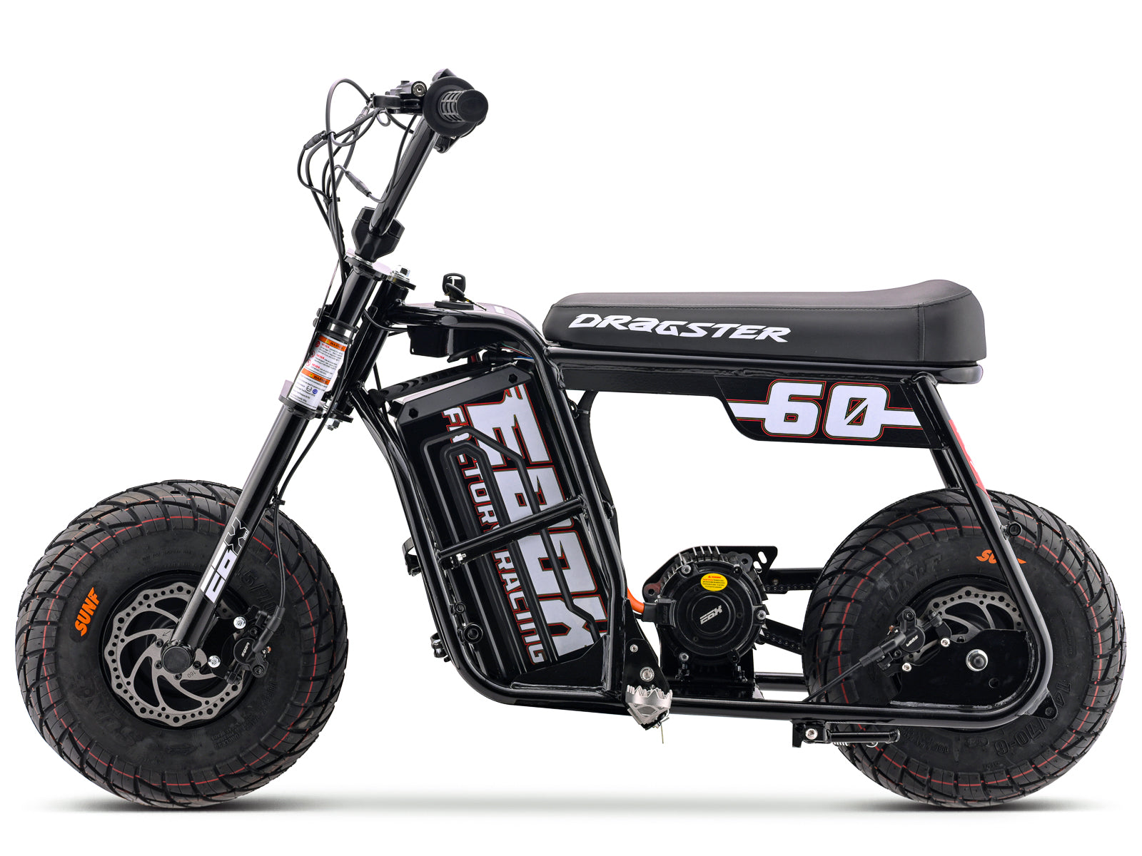 Dragster 60 Electric Mini Bike - Black
