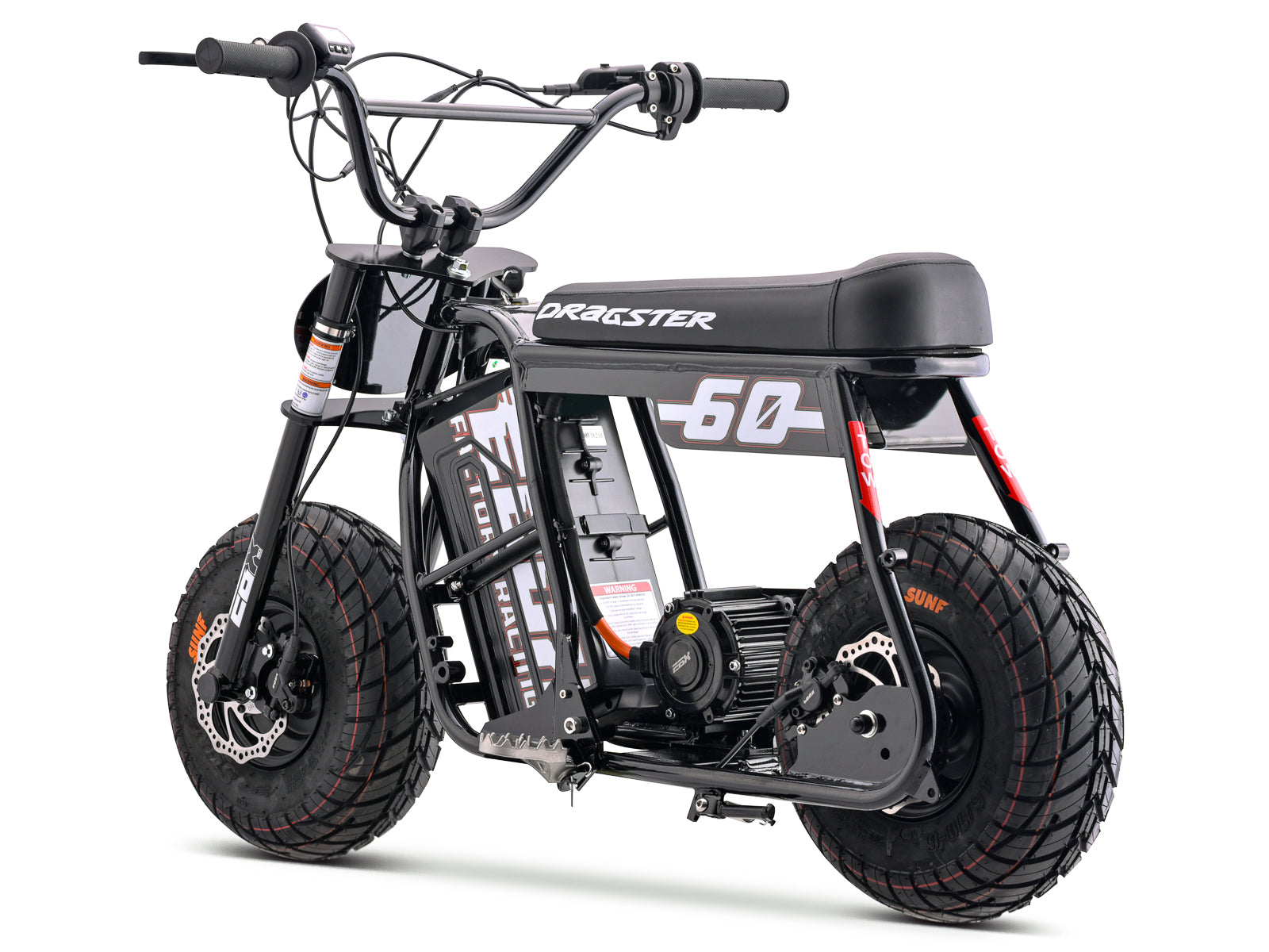 Dragster 60 Electric Mini Bike - Black