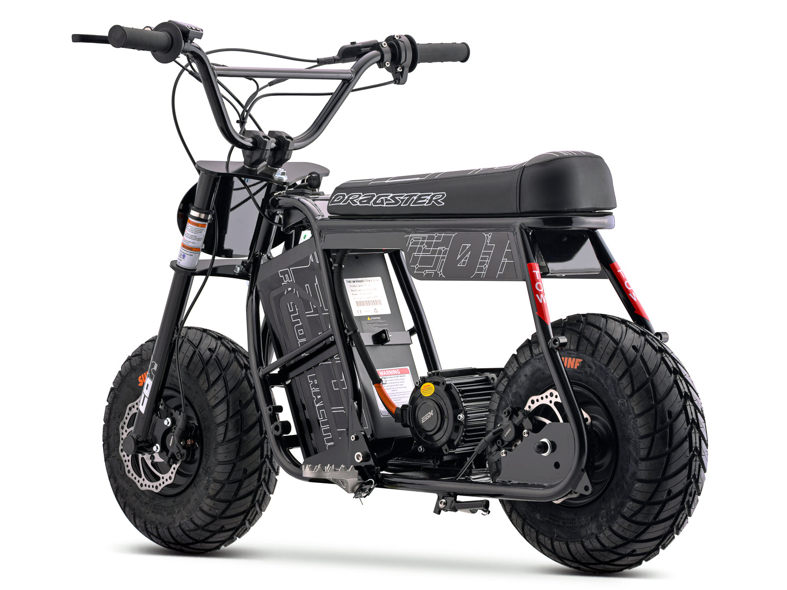 Dragster 60R Electric Mini Bike - Black