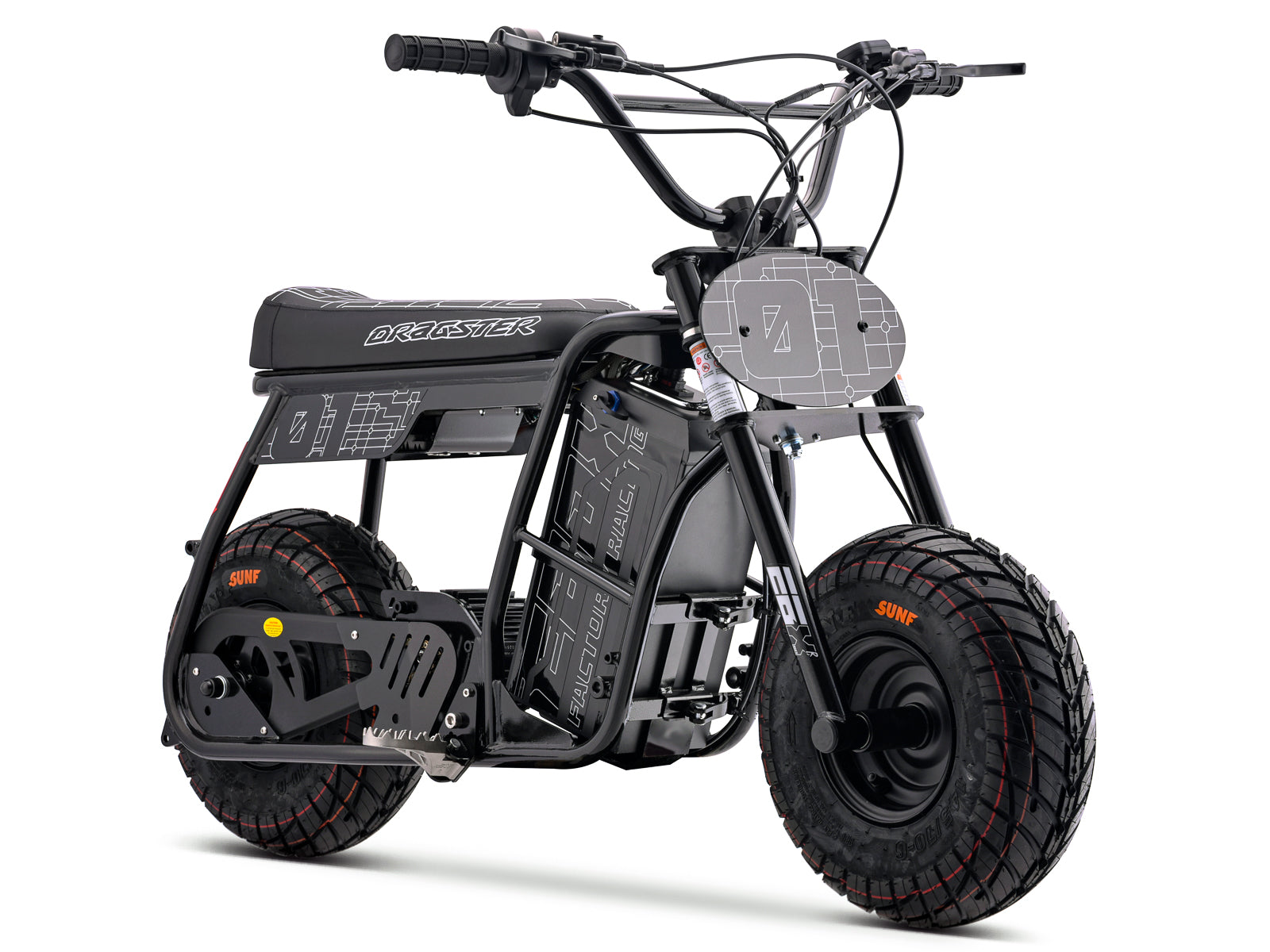 Dragster 60R Electric Mini Bike - Black