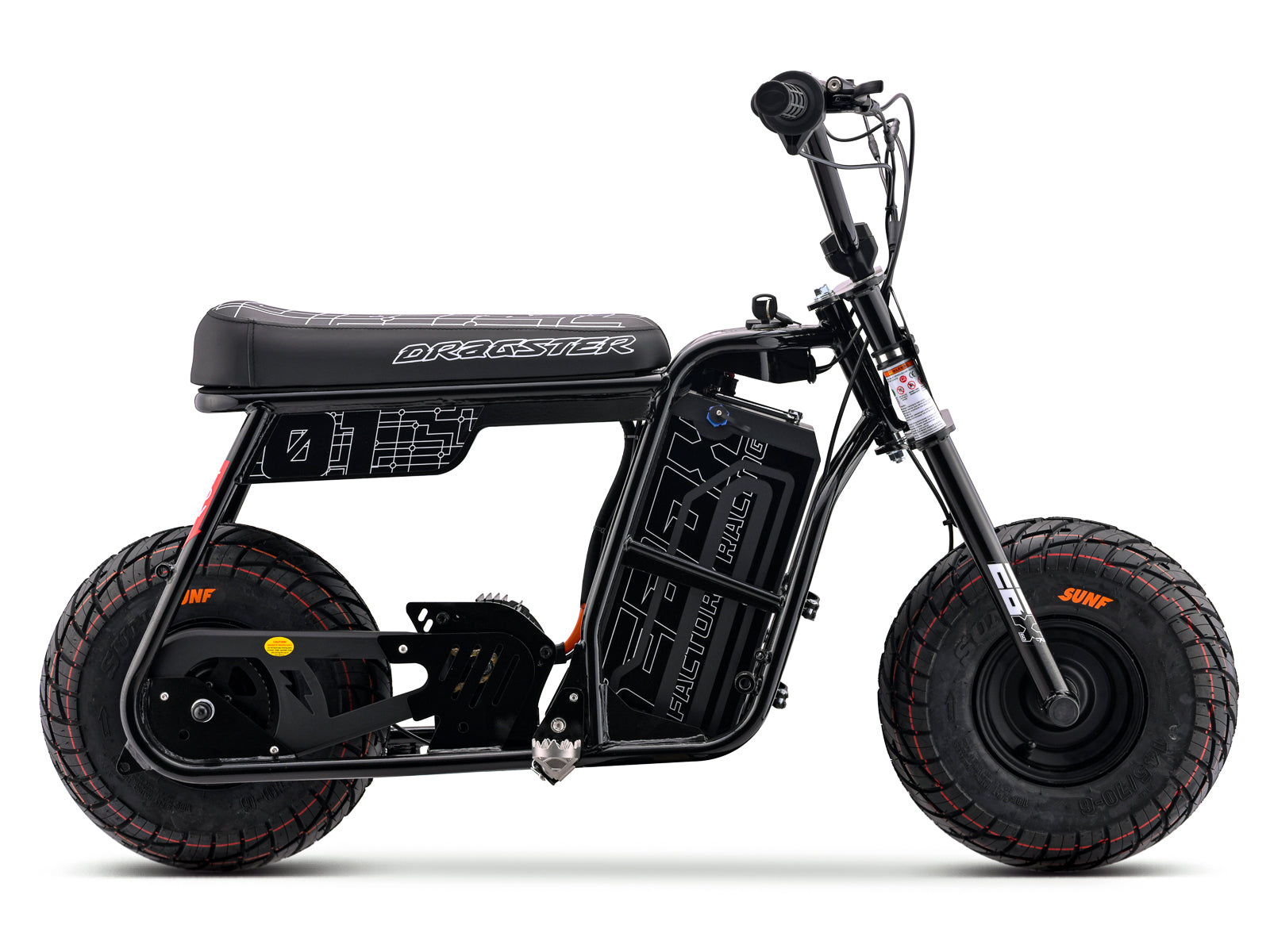 Dragster 60R Electric Mini Bike - Black