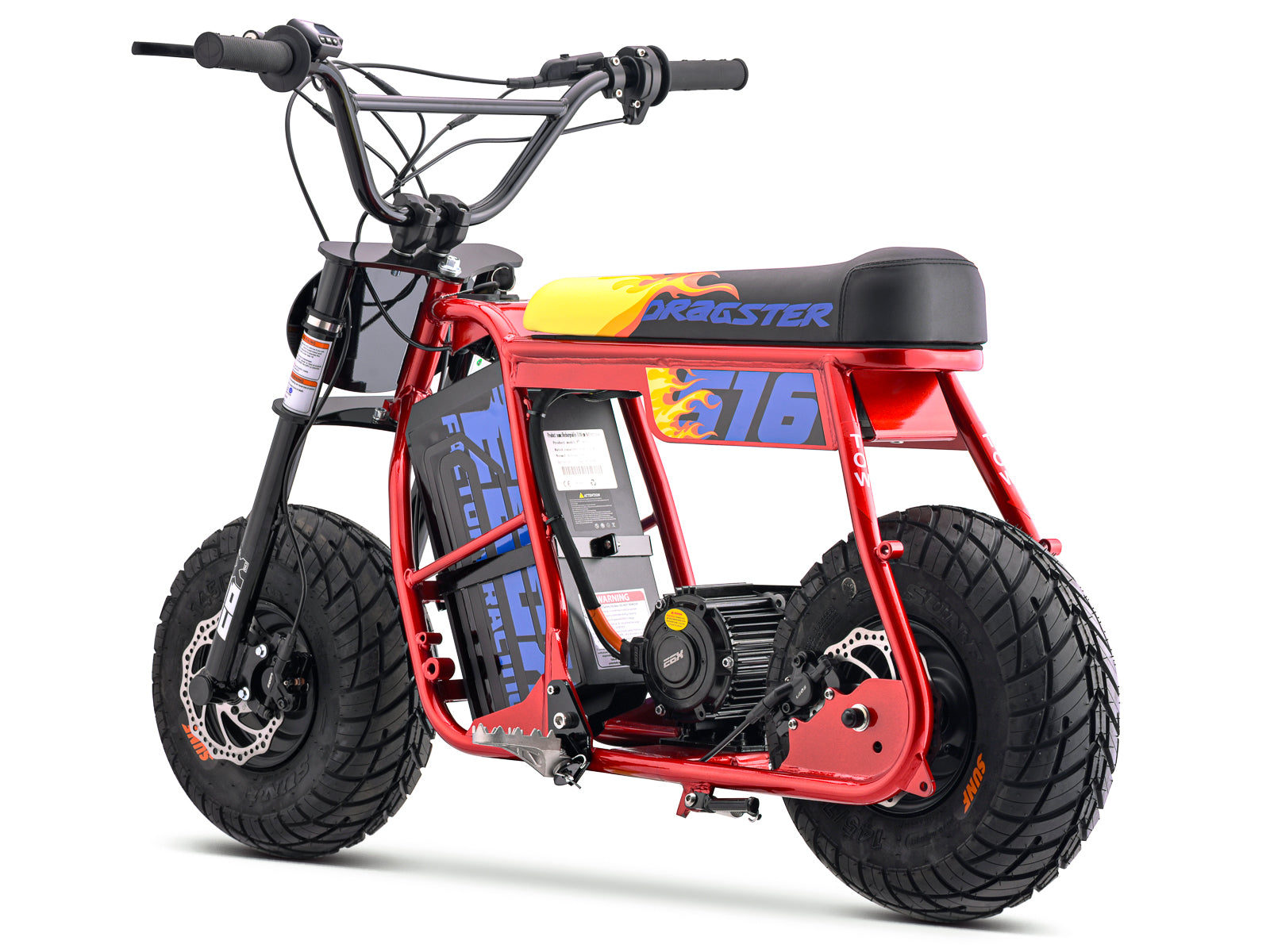 Dragster 60R Electric Mini Bike - Red