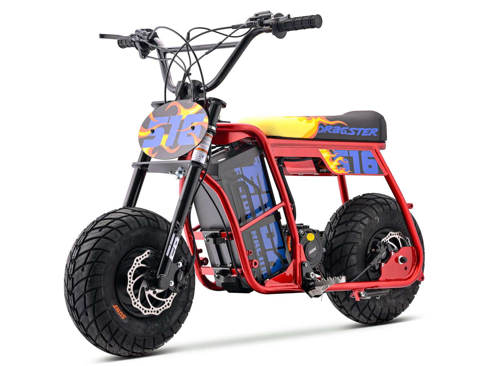 Dragster 60R Electric Mini Bike - Red