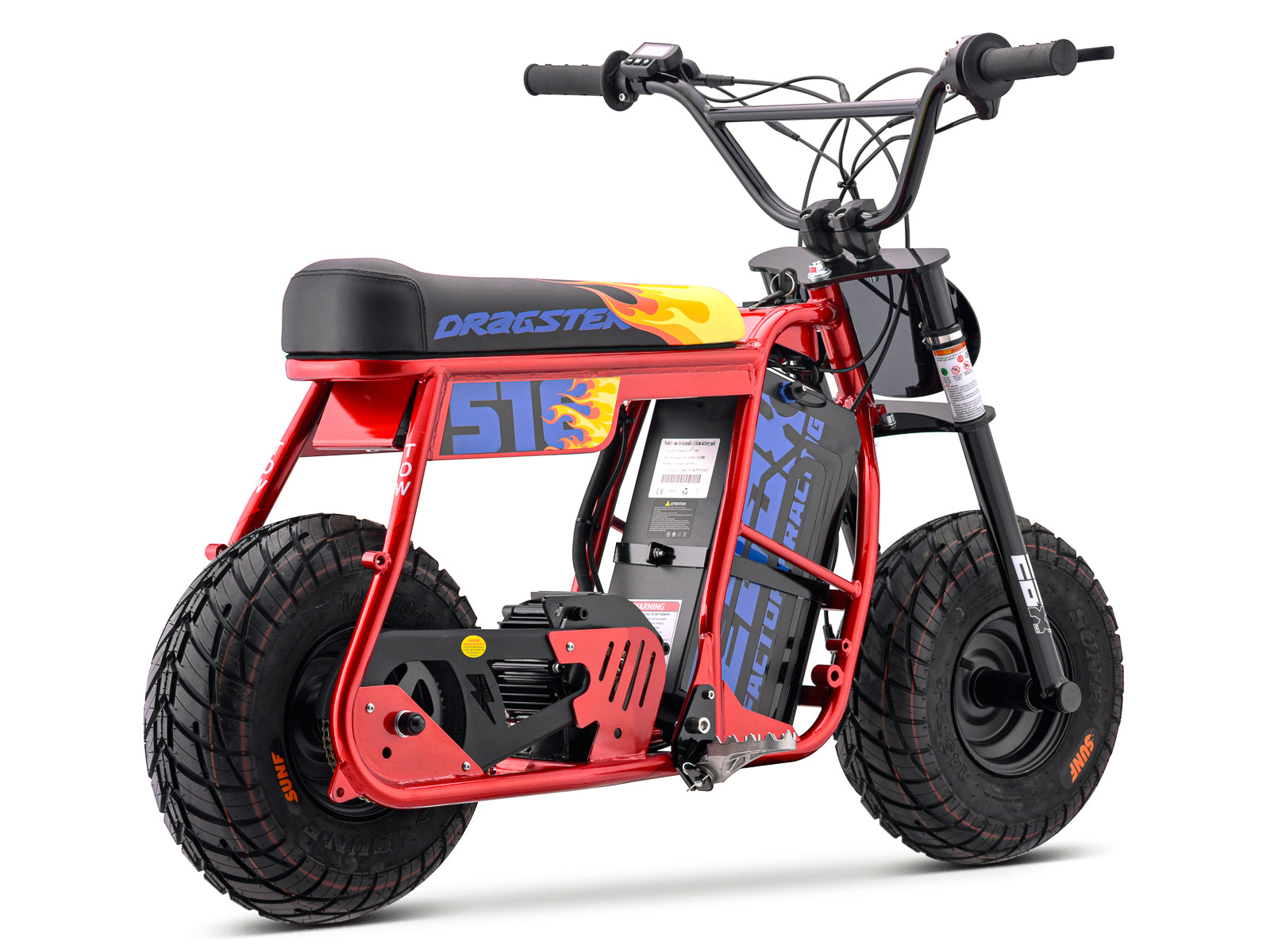 Dragster 60R Electric Mini Bike - Red